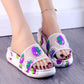 Summer Ladies Cartoon Non-slip Sandals  Slippers Home Soft-soled Bathroom Slippers Cartoon Cute Thick-soled Slippers