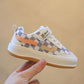 Children's Shoes Girl Shoes Fashion Simple Children's Plaid Sports Shoes Spring and Autumn Single Shoes Boys Casual Shoes