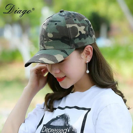 Camouflage Peaked Cap Outdoor Baseball Cap Female Sun Hat Men's Military Cap Sun Hat Military Training Sports Hat Travel Hat