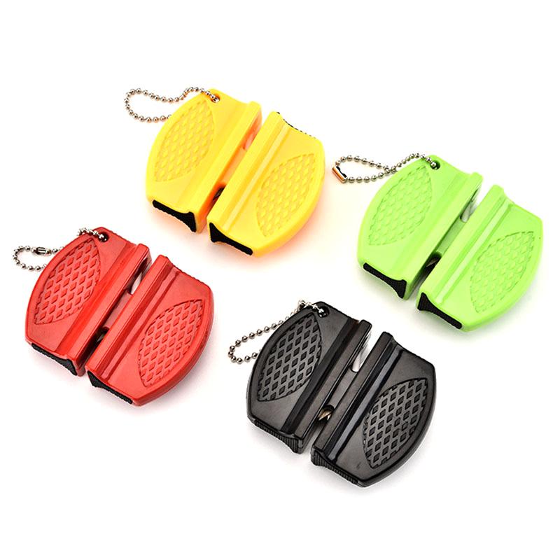 2pcs Portable Mini Fast Sharpener Multi Function Sharpener Home Kitchen Gadgets