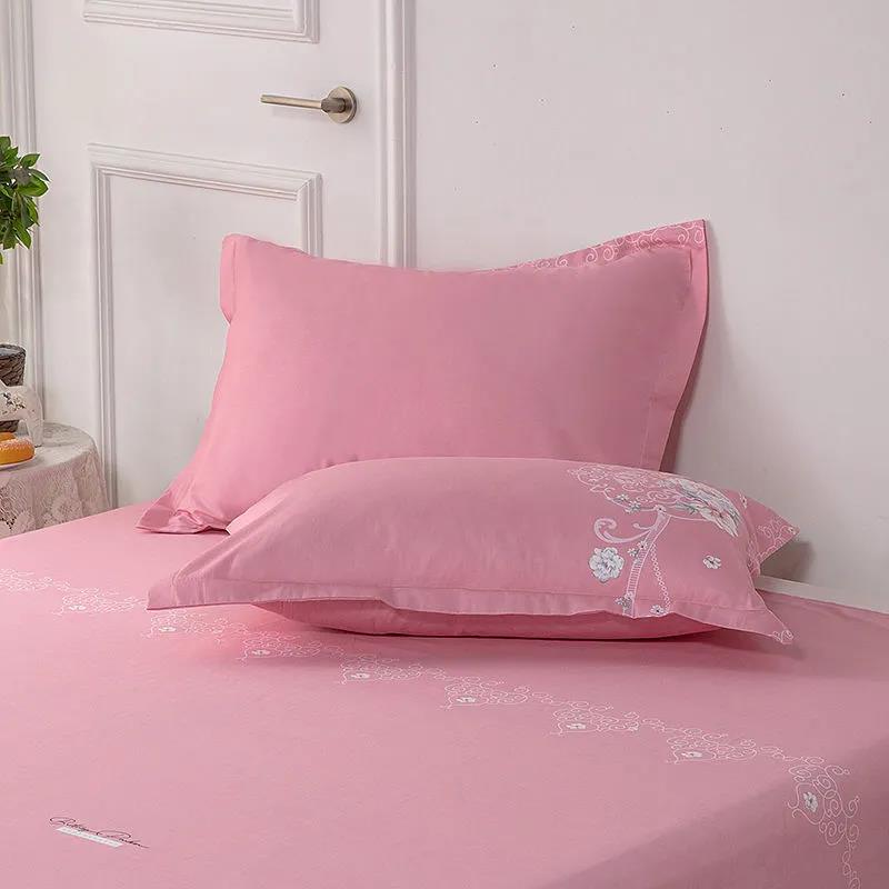 100% Cotton Thick Pillowcase Single Double Bed Upper Pillow Core Cover Student Dormitory A Pair of Pillowcases