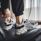 Functional Wind White Black Shoes Sports Casual Daddy Shoes Men's Super Fire Wild Pure Color Simple Couple Shoes
