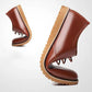Men's Spring Breathable Leather Shoes Business Casual British Leather Shoes Non-slip Wear-resistant Dad Shoes Driving Shoes