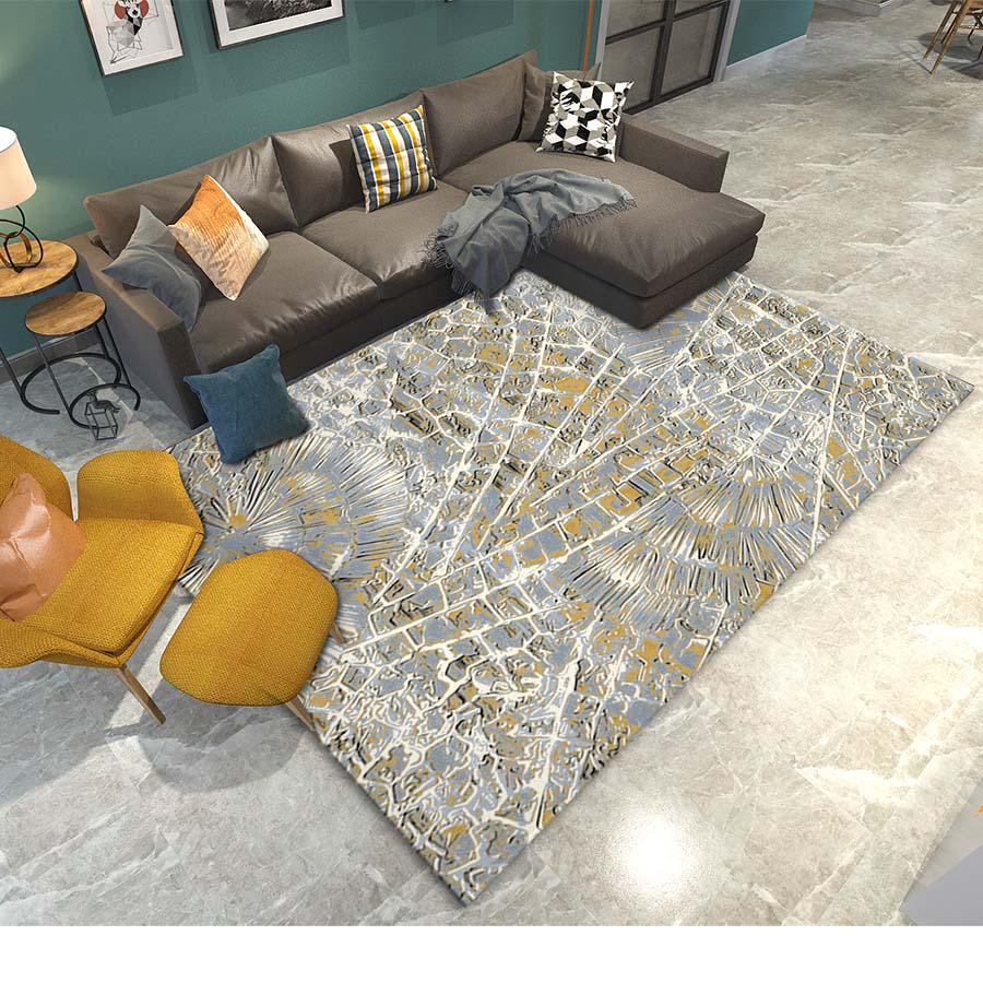 Green Leaves For Living Room Home Bedroom Rugs Carpets Coffee Table Floor Mat Study Soft Carpet Sofa