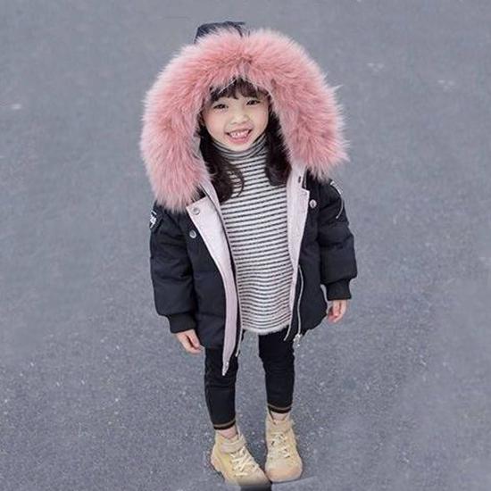 Jacket Winter Girl Parka Warm Coats Jacket Girl Parka Cotton Kids Jacket Parka Boys Winter Coat