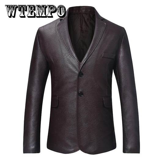Arrival Leather Jackets Men's Jacket Outwear Men's Coats P U Jacket Coat