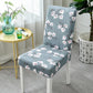Chair Cover  Cushion Backrest Integrated Household Modern Minimalist Dining Chair Elastic Universal Seat Cushion