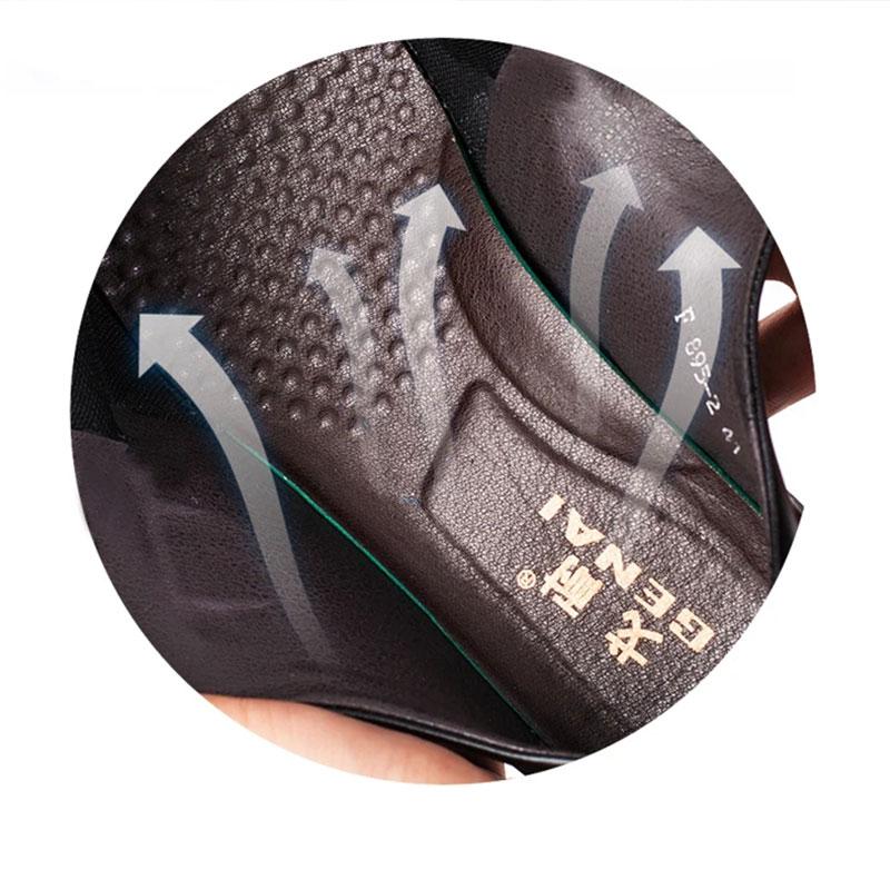Cowhide Shoes Men's Casual Shoes Peas Shoes Lazy Pedal Dad Middle-aged and Elderly Shoes Men's Shoes Non-slip Walking Shoes Formal Business Shoes