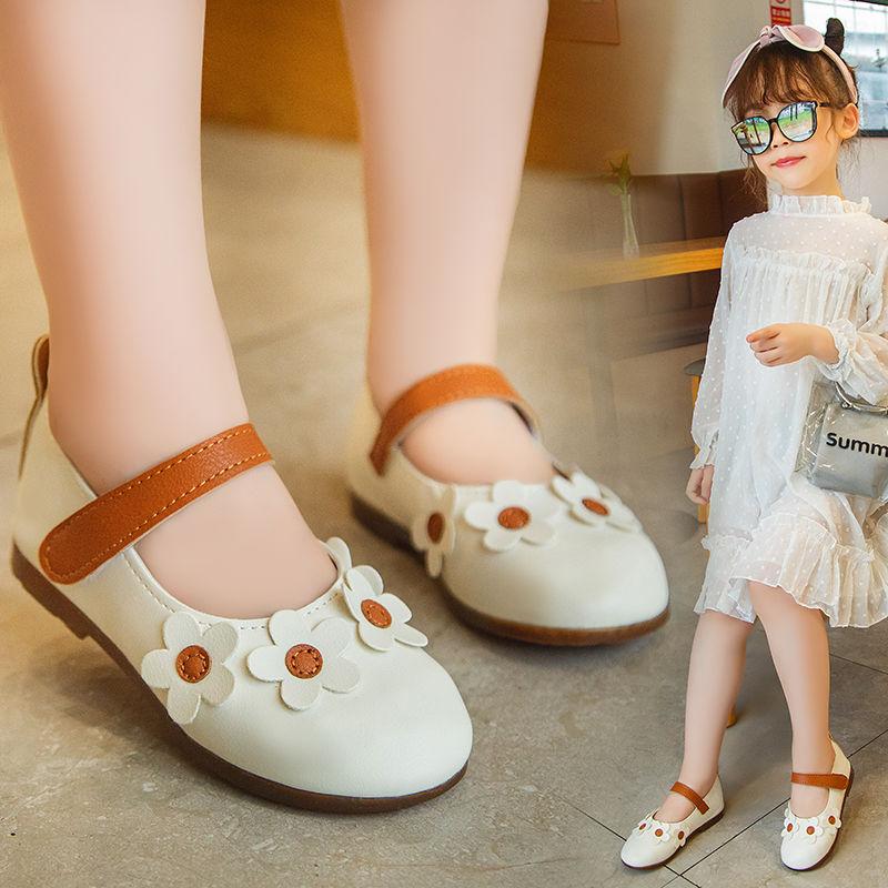 Girls' Leather Shoes  Spring  Summer Single Shoes  Children's Toddler Shoes Cute Female Baby Soft-soled Princess Shoes
