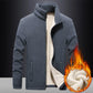 Autumn and Winter Men's Fleece Sweatshirts Polar Fleece Warmth Plus Fat Plus Size Fat Sweater