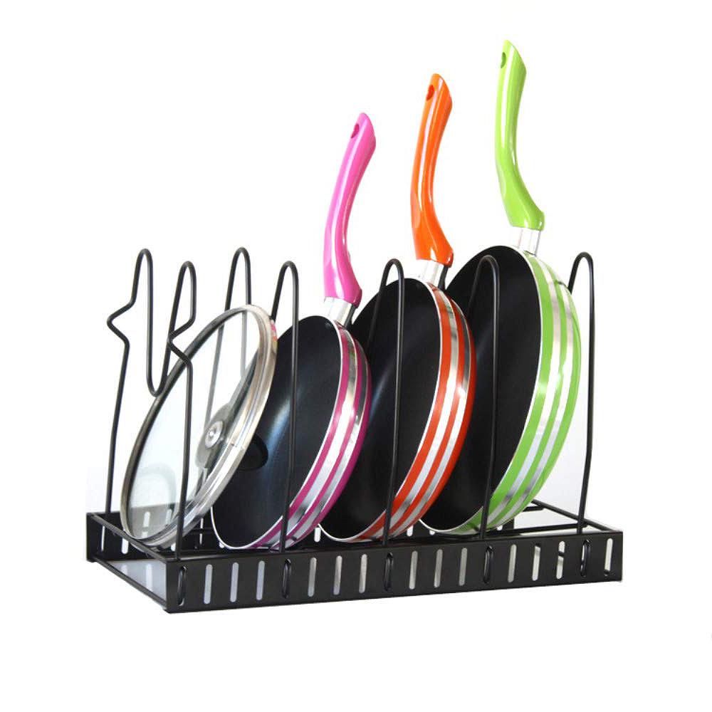 Pan Cutting Board Holder Dishes Rack Stand 5-Layer Organizer Rack