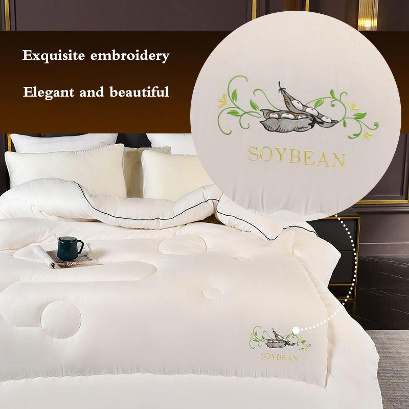 Cotton ComforterThicken Duvet Side Winter Quilts Home Bed Cover Soft Blankets Warm Bed