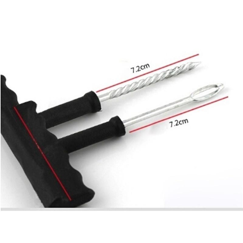 Car Tire Repair Tool Repair Tool Kit, Car and Motorcycle Fast Tire Repair Tool, with 5 Tire Repair Strips
