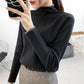 Knitting Women Sweaters and Pullovers Solid Turtleneck Slim Casual Ladies Knitted Sweater Winter