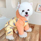 Spring Dog Hooded Coats Jackets Pets Dogs Clothing Cute Cheer Jumpsuit 4 Legs Long Sleeves Outerwear Casual Hoodies for Small Dogs Cats