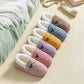 Cotton Slippers Men and Women Thick Bottom Bag with Winter Warm Shoes Home Couples Non-slip Slippers