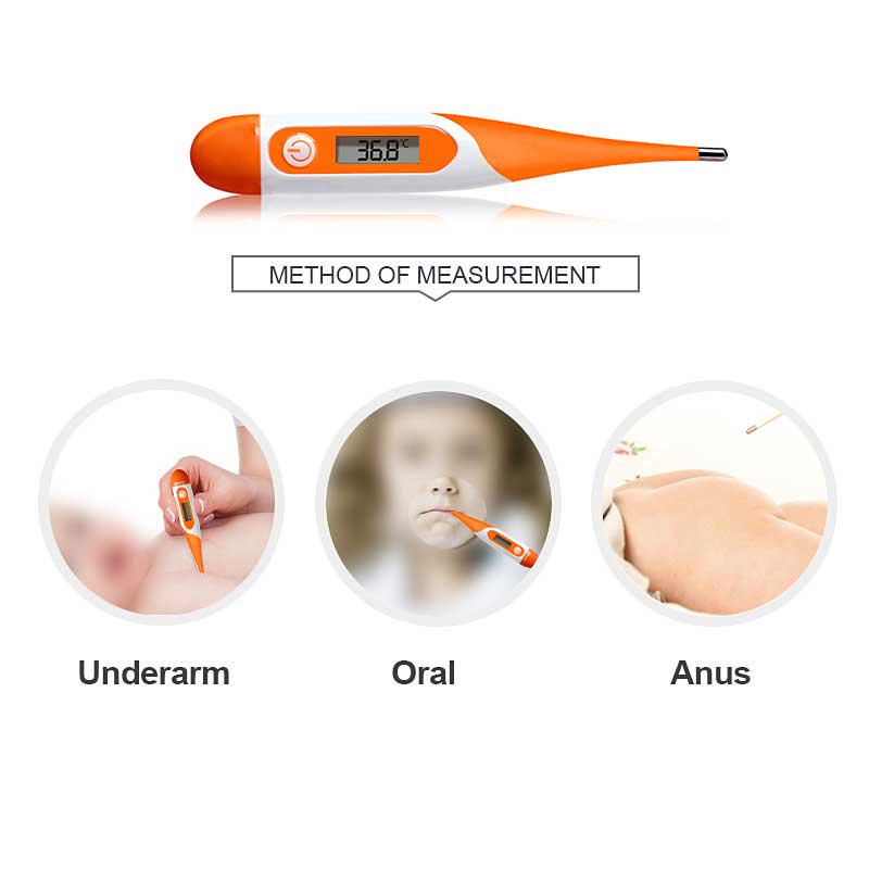 Soft Head Electronic LCD Thermometer Digital Baby Adult Body Fever Temperature Measuring Tools
