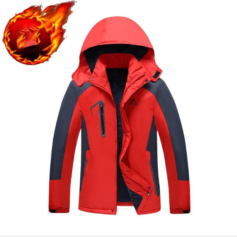 Men's Cotton-padded Jackets Plus Velvet Loose Padded Jackets for Sports Outdoor Warmth for Mens