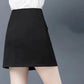 S-XXXL Women Sexy High Waist Hip Skirt Short Skirt Above Knee Split Fork Zipper Button Decoration Club Casual Home Office