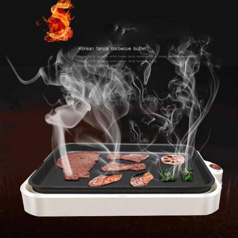 800W Electric Bakeware Frying Egg Machine Flat Bottom Frying Pan Kitchen Supplies Baking Pan for Family