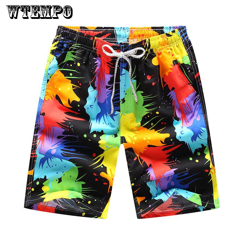 WTEMPO Sports Short Beach Shorts Surfing Swimming Boxer Trunks Bathing Suits Swimwear