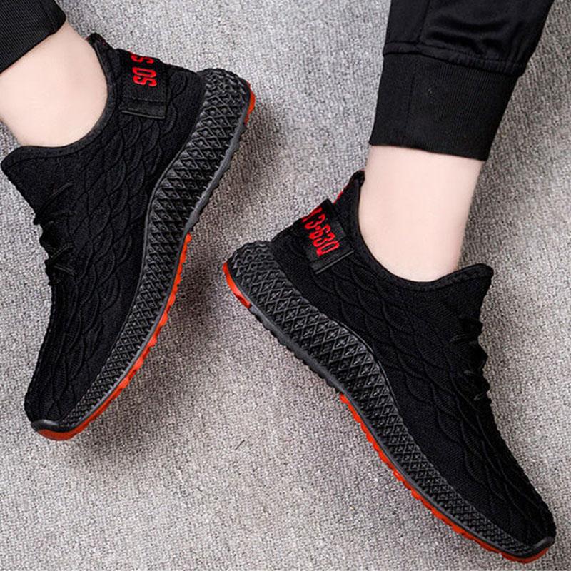 Spring and Summer Dragon Scales Really Fly Woven Men's Shoes Non-slip Deodorant Casual Sports Men's All-match Trendy Shoes