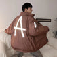 Printed Pattern Men's Cotton Winter Jacket Cotton Jacket Short Thick Padded Jacket Student Korean Casual Loose Down Jackets Bread Service
