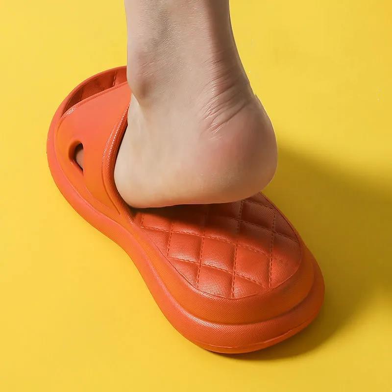 Summer Couples Home Indoor Deodorant Slippers Household Thick-soled Non-slip Sandals and Slippers