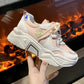 Korean Style Female Student Breathable Shoes Spring and Summer Fashion All-match Platform Sneakers Casual Outdoor Running Shoes