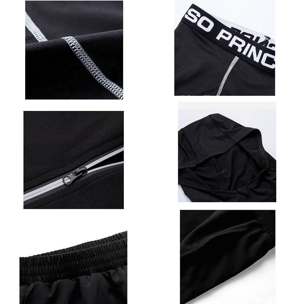 Men's Fitness Running Quick-drying Sportswear Outdoor Jogging Sportswear Breathable Tight Suit Clothes