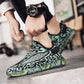 Coconut Shoes Men's Spring and Summer Transparent Color Bottom Flying Knit Men's Shoes Starry Net Sports Trend Shoes