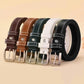 Women's Belt Casual Belt 102cm-140cm Plus Size Trouser Belt Retro Pin Buckle Decorative Belt Lengthened Girl Belt