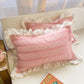One Pillowcase Princess Style Cute Lace Solid Color Single Pillowcase 48X74cm Student Dormitory Pillowcase