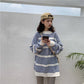 Autumn and Winter Half Turtleneck Female Students Loose Wild Was Thin Pullover Sweater Coat