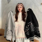 Gentle Knitted Sweater Top Autumn and Winter Korean Version Stand Collar Loose Outer Wear Sweater Women's Clothing