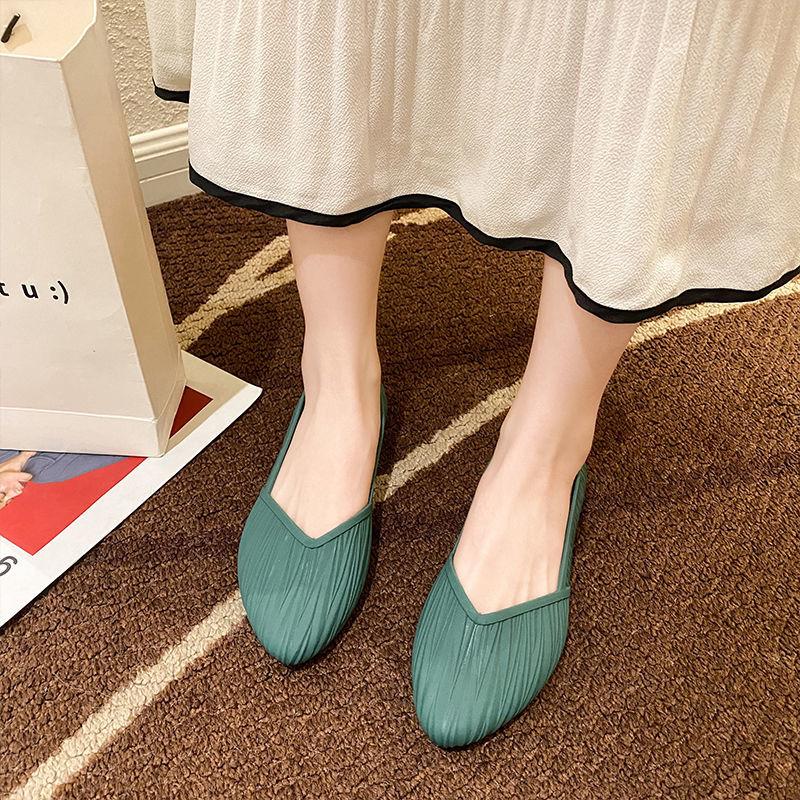 Low-top Waterproof Shoes Rain Boots Female Summer Work Rubber Shoes Fashion Shoes Non-slip Shallow Mouth Toe Sandals