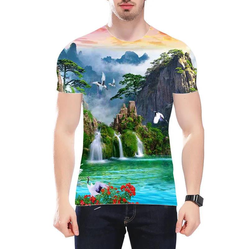 3D Printing Pullover Youth Shirts Casual and Comfortable T-shirt Fashion Personality Short Sleeve Tees Trend Clothing
