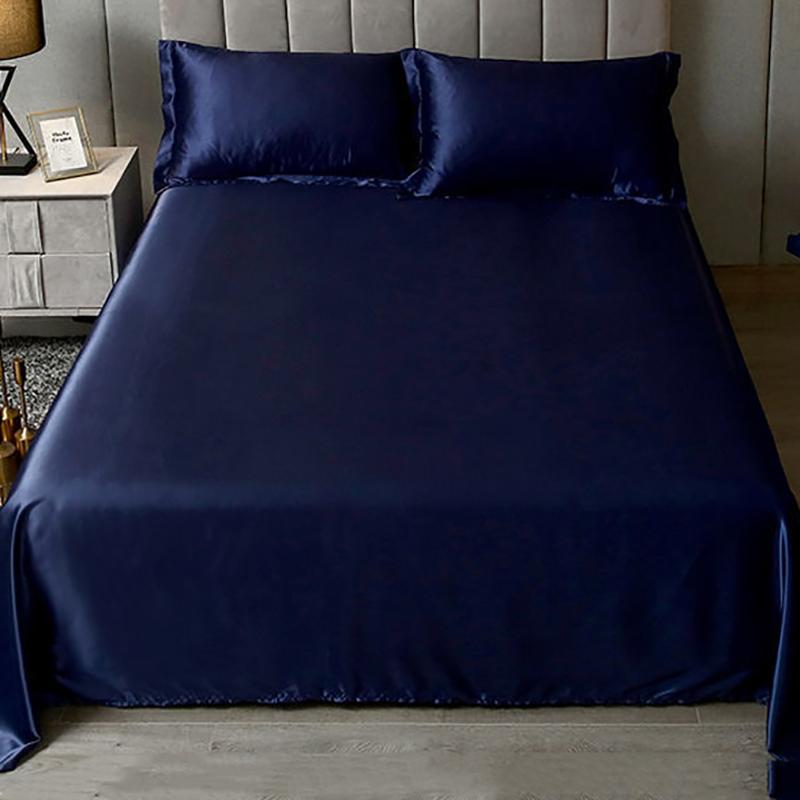 Skin-friendly Home Ice Silk Sheets Silky Summer Student Dormitory Sheets