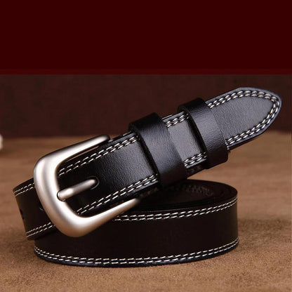 Women's Belts Leather Belts Female Students Korean Thin Belts Decorative Skirt Belts Jeans Belts Black Belts