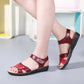 Women's Summer  Sandals Waterproof Non-slip Sandals Mother Soft Bottom Wear-resistant Breathable