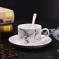 Ceramic coffee cup set Nordic style coffee Mark cup dish set drinking utensils household