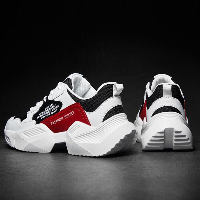 Running Shoes for Men Jogging Sneakers for Women Air Sole Breathable Mesh Lace-up Fitness Sport Shoe