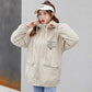 Winter Plus Velvet Thick Casual Cotton Clothes Loose Korean Style Short Jacket Hooded All-match Female Parkas