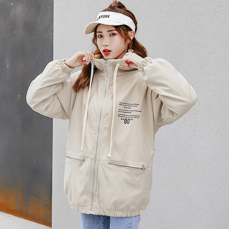 Winter Plus Velvet Thick Casual Cotton Clothes Loose Korean Style Short Jacket Hooded All-match Female Parkas