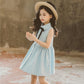 Children's Dress Girls Summer Dress Children's Embroidery Princess Skirt Baby Thin Solid A-line Sleeveless Skirt