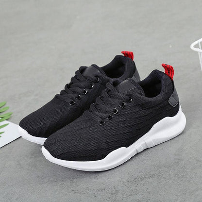 Spring  Summer Shoes Women's Sports Shoes Female Students Harajuku Style Low-cut White Shoes Lightweight Breathable Running Shoes