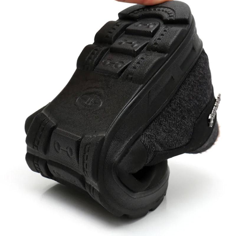 Winter Men's Cotton Shoes with Velvet To Keep Warm In Cold Weather Snow Boots