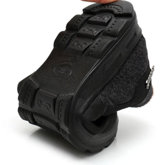 Winter Men's Cotton Shoes with Velvet To Keep Warm In Cold Weather Snow Boots