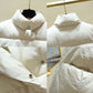 Women's Waistcoat Autumn and Winter Short Korean Bread Cotton Jacket Waistcoat Vest Women's Fashion Zipper Coat Elegant Stand-up Collar Down Jacket