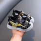 Baby Sandals Summer Boys Light-up Sandals Baotou Anti-kick Beach Shoes 1-2-3 Years Old Soft Bottom Toddler Shoes